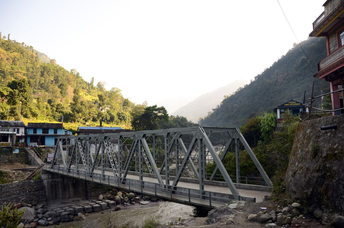 Nayapul To Ghorepani 03 Bridge Over Modi Khola At Birethanti 